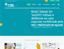 Tablet Screenshot of maiseduc.com.br